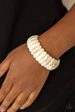 Peacefully Primal - White - Pure Elegance by Kym