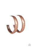 Paparazzi Jewelry Rustic Revolution - Copper Earrings - Pure Elegance by Kym