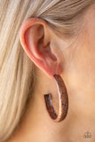 Paparazzi Jewelry Rustic Revolution - Copper Earrings - Pure Elegance by Kym