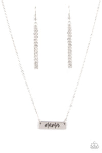 Paparazzi Jewelry Blessed Mama - Silver Necklace - Pure Elegance by Kym
