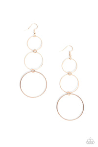 Paparazzi Jewelry Urban Ozone - Rose Gold Earrings - Pure Elegance by Kym