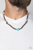 Paparazzi Jewelry Stony Survivor - Multi Men's Necklace - Pure Elegance by Kym