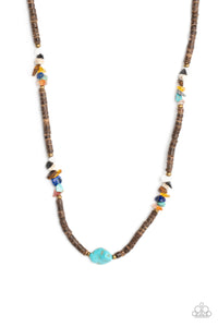 Paparazzi Jewelry Stony Survivor - Multi Men's Necklace - Pure Elegance by Kym