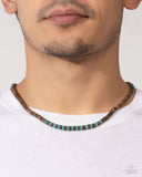 Paparazzi Jewelry The WOOD Times - Blue Necklace - Pure Elegance by Kym