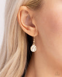 Paparazzi Jewelry Elongated Elegance - Gold Necklace - Pure Elegance by Kym