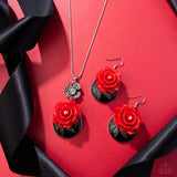 Paparazzi Jewelry Rosy Reception - Complete Look Red - Pure Elegance by Kym