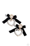 Paparazzi Jewelry BOW and Then - Gold Earring - Pure Elegance by Kym