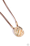 Paparazzi Jewelry Handcrafted Hallmark - Gold Necklace - Pure Elegance by Kym