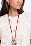 Paparazzi Jewelry Handcrafted Hallmark - Gold Necklace - Pure Elegance by Kym