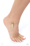 Paparazzi Jewelry Angelic Accent - Gold Anklet - Pure Elegance by Kym