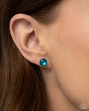 Paparazzi Jewelry Breathtaking Birthstone - Blue Earrings - Pure Elegance by Kym