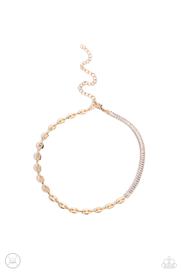 Paparazzi Jewelry Dream Duo - Gold Necklace - Pure Elegance by Kym