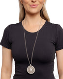 Paparazzi Jewelry Opera Enthusiast - White Necklace - Pure Elegance by Kym