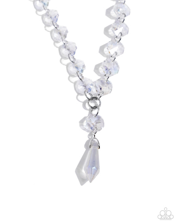 Paparazzi Jewelry Celestial Class - White Necklace - Pure Elegance by Kym