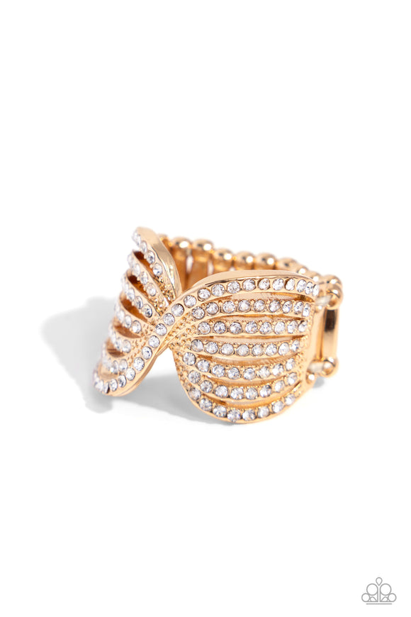 Paparazzi Jewelry Pinched Promise - Gold Ring