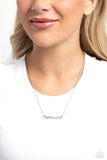 Paparazzi Jewelry Birth Month Bling - September - Silver Necklace