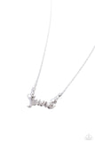 Paparazzi Jewelry Birth Month Bling - June - Silver Necklace - Pure Elegance by Kym