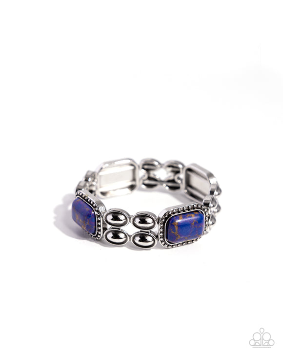 Paparazzi Jewelry Earthy Ease - Purple Bracelet - Pure Elegance by Kym
