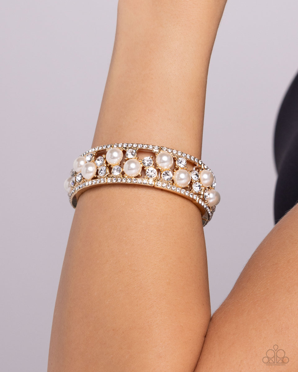 Paparazzi Jewelry Opera Singer - Gold Bracelet – Pure Elegance by Kym