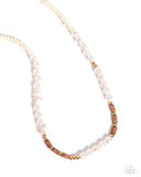 Paparazzi Jewelry Wild Wardrobe - Brown Necklace - Pure Elegance by Kym