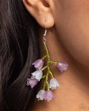 Paparazzi Jewelry Beguiling Bouquet - Purple Earrings - Pure Elegance by Kym