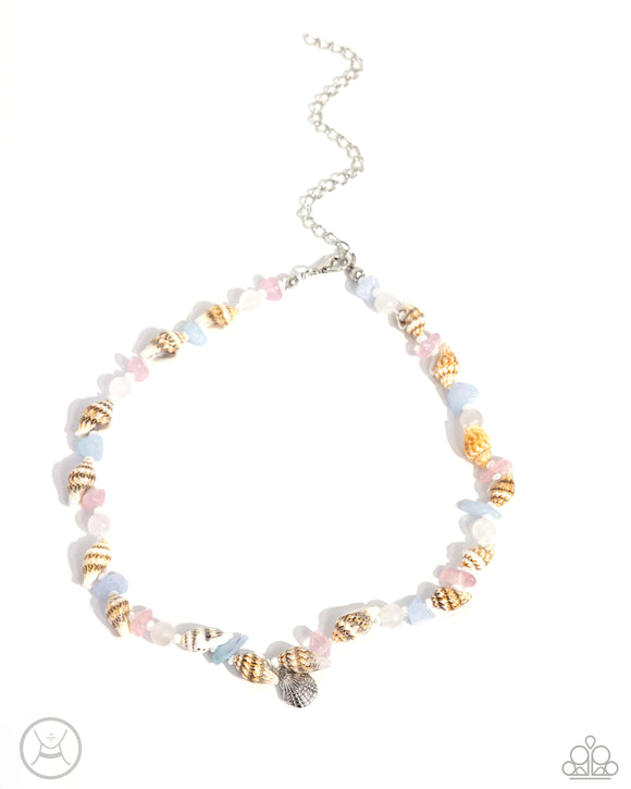 Paparazzi Jewelry SAND-sational Season - Pink Necklace - Pure Elegance by Kym