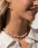 Paparazzi Jewelry SAND-sational Season - Pink Necklace - Pure Elegance by Kym