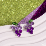 Paparazzi Jewelry Grapevine Grace - Purple Earrings - Pure Elegance by Kym