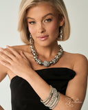 Paparazzi Jewelry Dynamic Debut - White 2026 Zi Bracelet