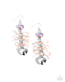Paparazzi Jewelry K-Pop Keepsake - Orange Earrings - Pure Elegance by Kym