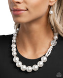Paparazzi Jewelry Crystal Class - White Necklace - Pure Elegance by Kym