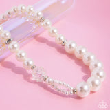 Paparazzi Jewelry Crystal Class - White Necklace - Pure Elegance by Kym