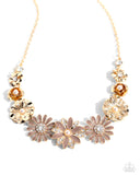 Paparazzi Jewelry Garden Gesture - Brown Necklace - Pure Elegance by Kym