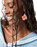 Paparazzi Jewelry Floral Flavor - Orange Earrings - Pure Elegance by Kym