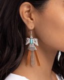 Paparazzi Jewelry Southwestern Selfie - Blue Earrings - Pure Elegance by Kym
