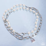 Paparazzi Jewelry Infinite Industry - White Necklace - Pure Elegance by Kym