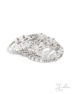 Paparazzi Jewelry Sentimental Value - White Zi Collection Bracelet 2024 - Pure Elegance by Kym