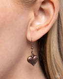 Paparazzi Jewelry Heart Hangout - Copper Necklace - Pure Elegance by Kym
