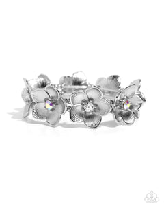 Paparazzi Jewelry General Grandeur - White Bracelet - Pure Elegance by Kym