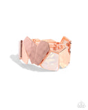 Paparazzi Jewelry Mismatched Marvel - Copper Bracelet - Pure Elegance by Kym