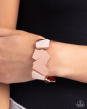 Paparazzi Jewelry Mismatched Marvel - Copper Bracelet - Pure Elegance by Kym