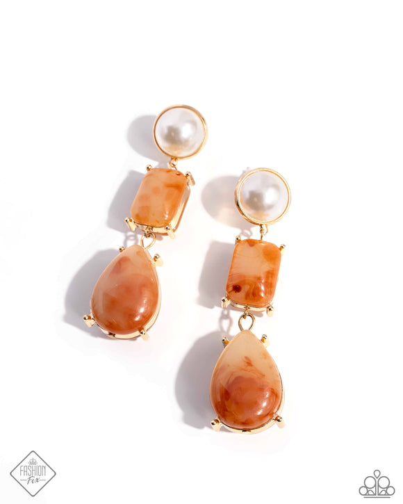 Marbled Masterpiece - Orange - Pure Elegance by Kym