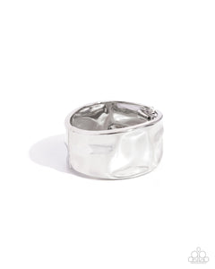 Paparazzi Jewelry Hammered Hope - Silver Bracelet - Pure Elegance by Kym