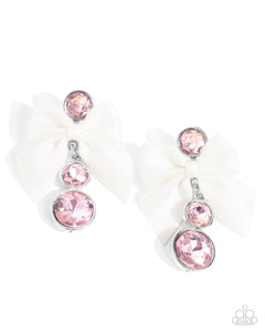 Paparazzi Jewelry Genteel Glam - Pink Earrings - Pure Elegance by Kym