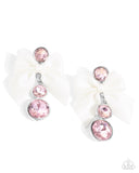 Paparazzi Jewelry Genteel Glam - Pink Earrings - Pure Elegance by Kym