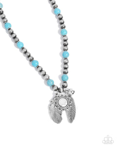 Paparazzi Jewelry Steady Stones - Blue Necklace - Pure Elegance by Kym