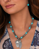Paparazzi Jewelry Steady Stones - Blue Necklace - Pure Elegance by Kym