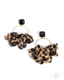 Paparazzi Jewelry Charming Cheetah - Gold Earrings - Pure Elegance by Kym