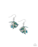 Paparazzi Jewelry Fancy Free Fish - Green Earrings - Pure Elegance by Kym
