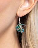 Paparazzi Jewelry Fancy Free Fish - Green Earrings - Pure Elegance by Kym